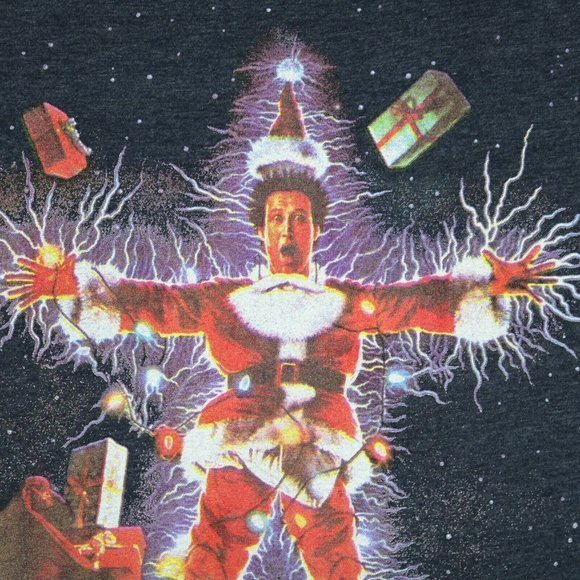 National Lampoons Christmas‎ Vacation Griswold T-Shirt Shirt Blue L Large - Picture 6 of 10